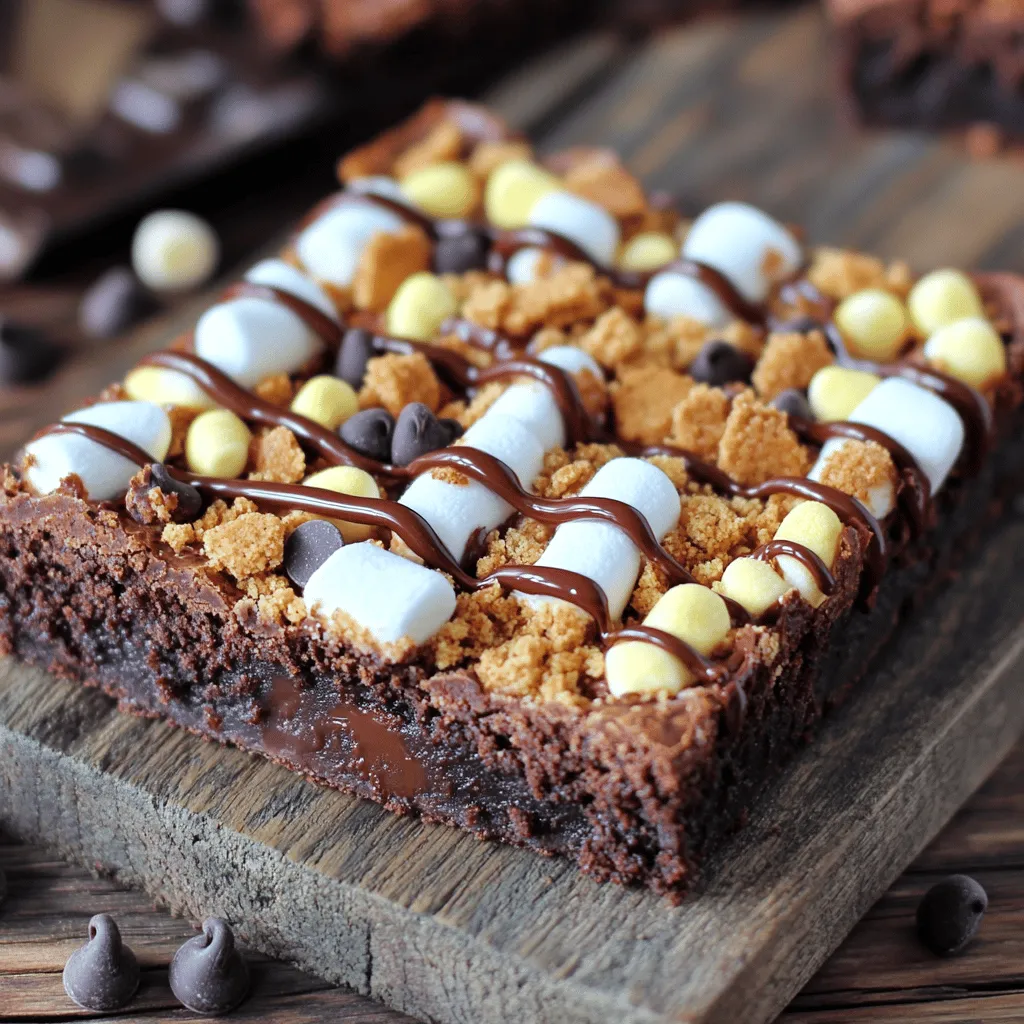 S'mores Brownie Bars Irresistible Dessert Delight