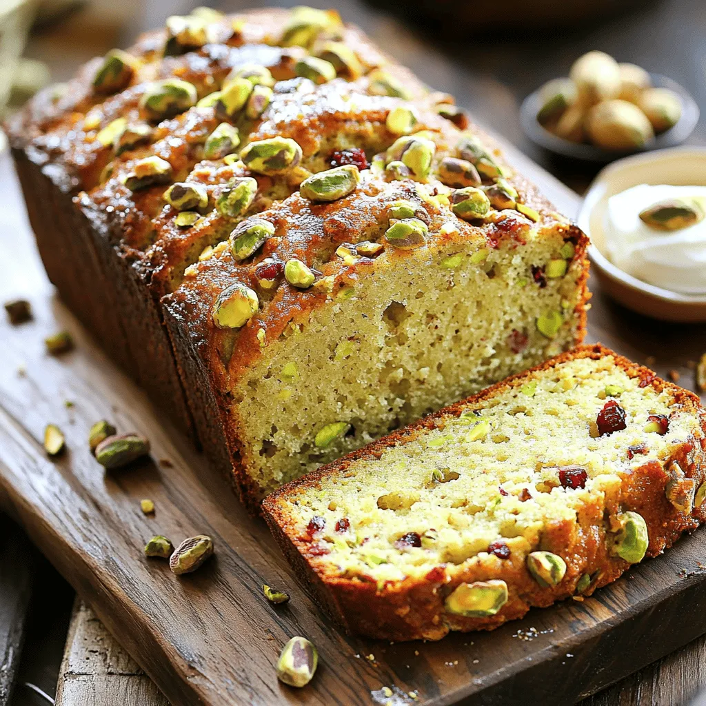 Pistachio Paradise Nut Bread: A Delectable and Unique Recipe