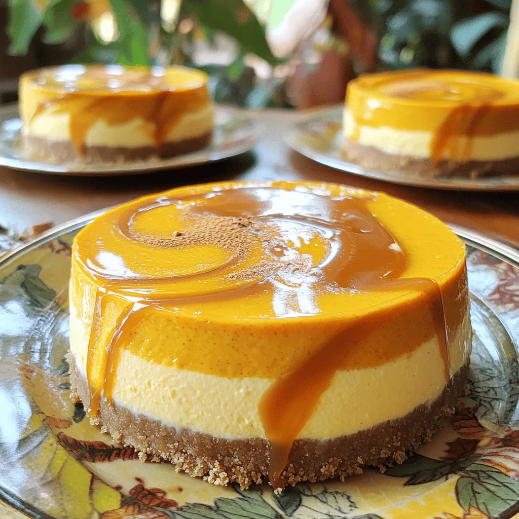Caramel Swirl Pumpkin Cheesecake Delightful Dessert