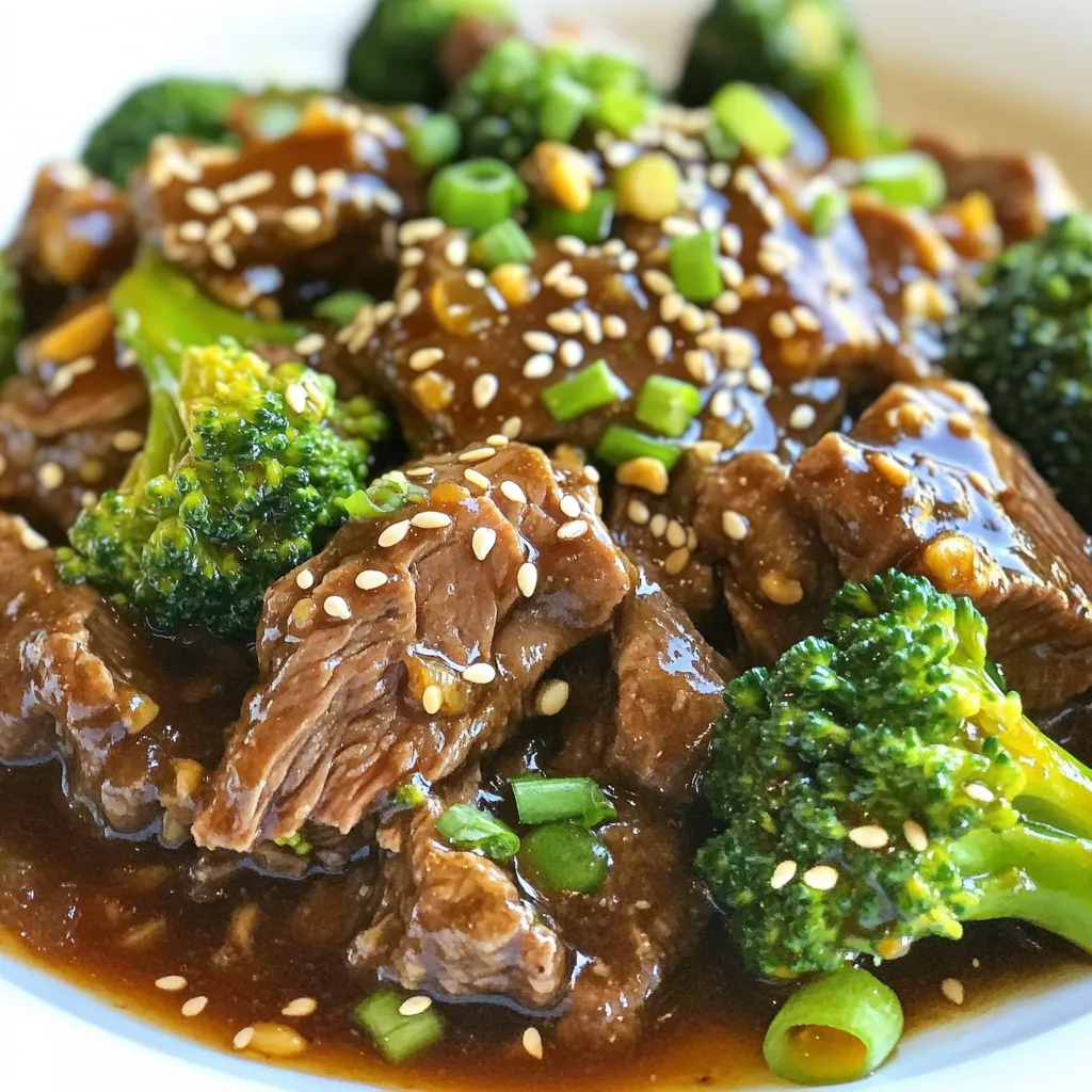 Slow Cooker Beef and Broccoli Simple Meal Recipe