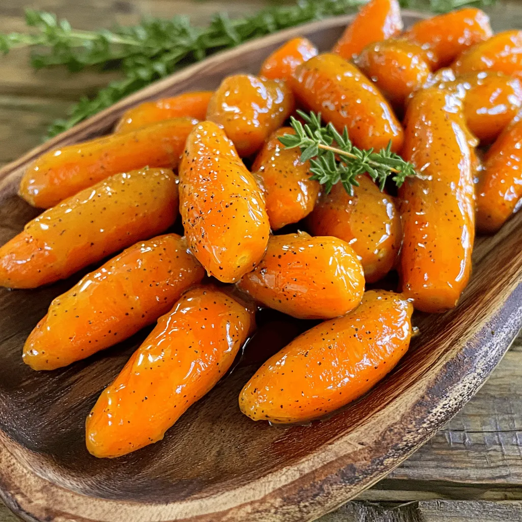 Honey Mustard Glazed Carrots Tasty and Simple Recipe