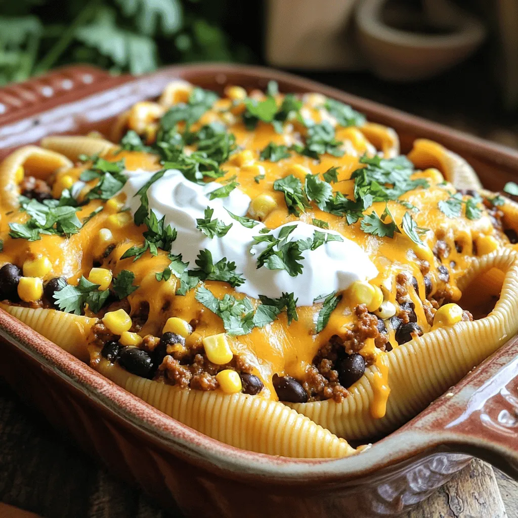 Cheesy Taco Stuffed Shells Flavorful and Easy Recipe