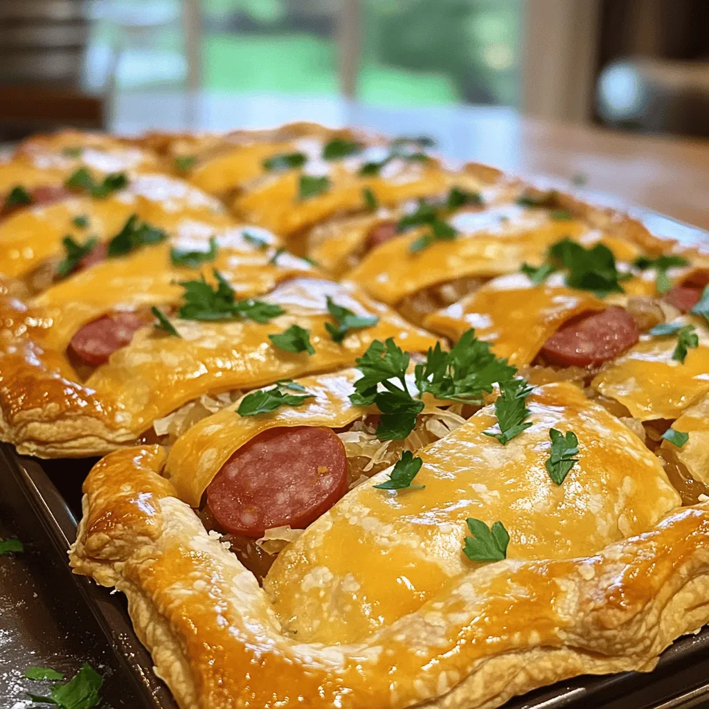 Kielbasa &#038; Sauerkraut Polka Pie Irresistible Recipe