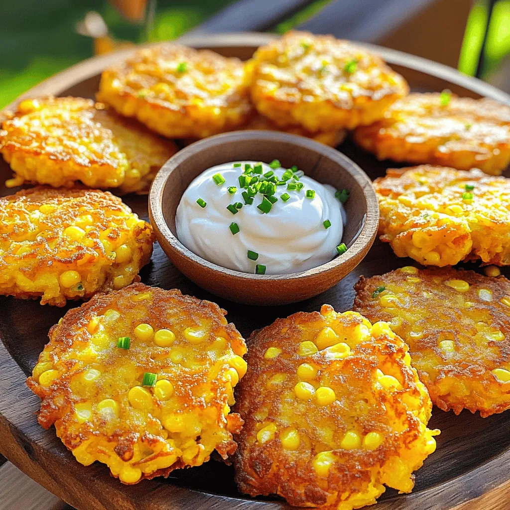 Golden Sweet Corn Fritters Recipe