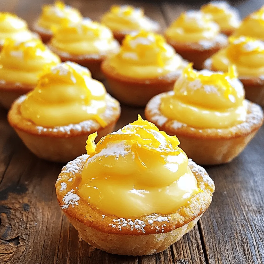 Zesty Lemon Bar Cookie Cups: A Refreshing Delight for Your Sweet Tooth