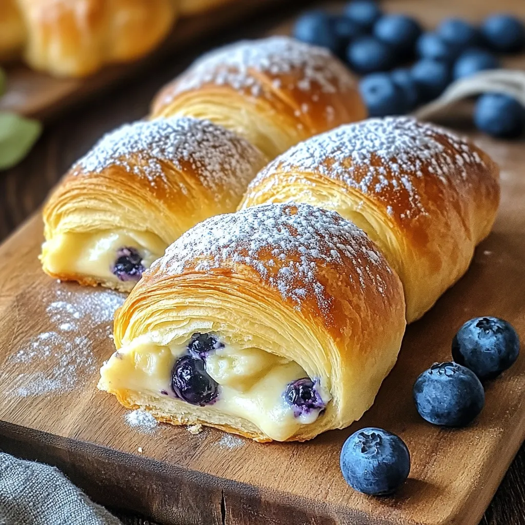 Blueberry Cheesecake Crescent Rolls Recipe