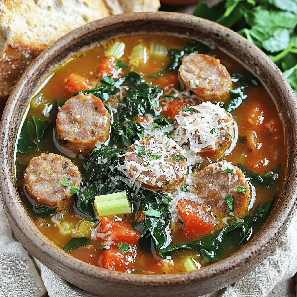 Sausage Soup Packed with Flavorful Ingredients