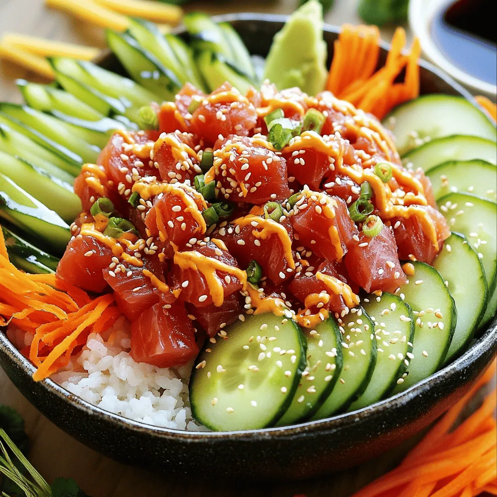 Easy Spicy Tuna Sushi Bowls Flavorful Weeknight Meal