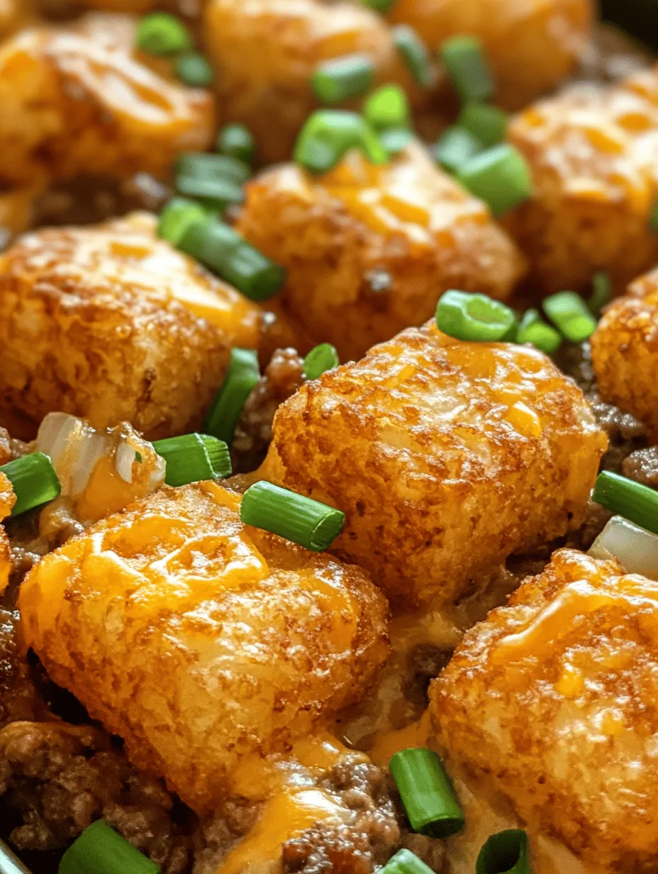 Tater Tot Delight Casserole: A Comforting Family Favorite