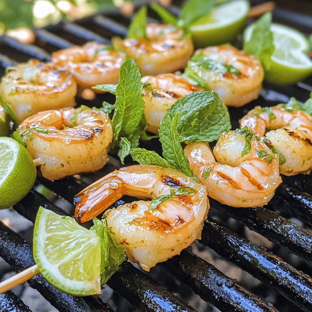 Mojito Lime Grilled Shrimp Flavorful and Simple Recipe