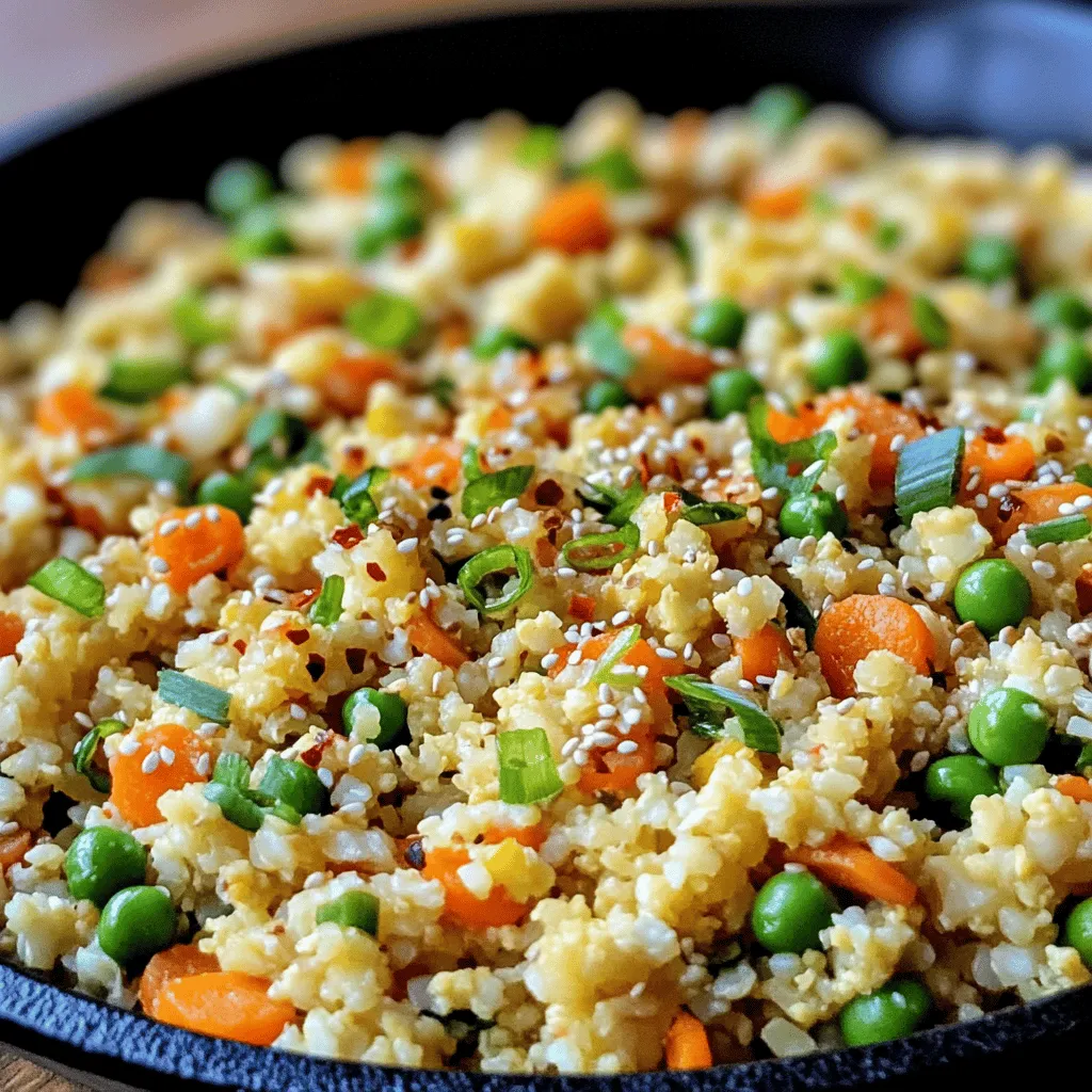 Cauliflower Fried Rice Tasty and Simple Meal Option