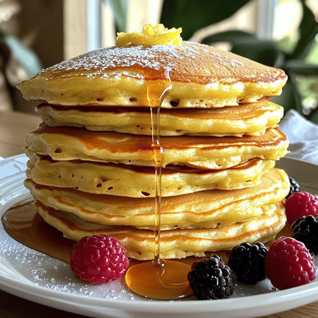 Lemon Ricotta Pancakes Fluffy and Easy Recipe