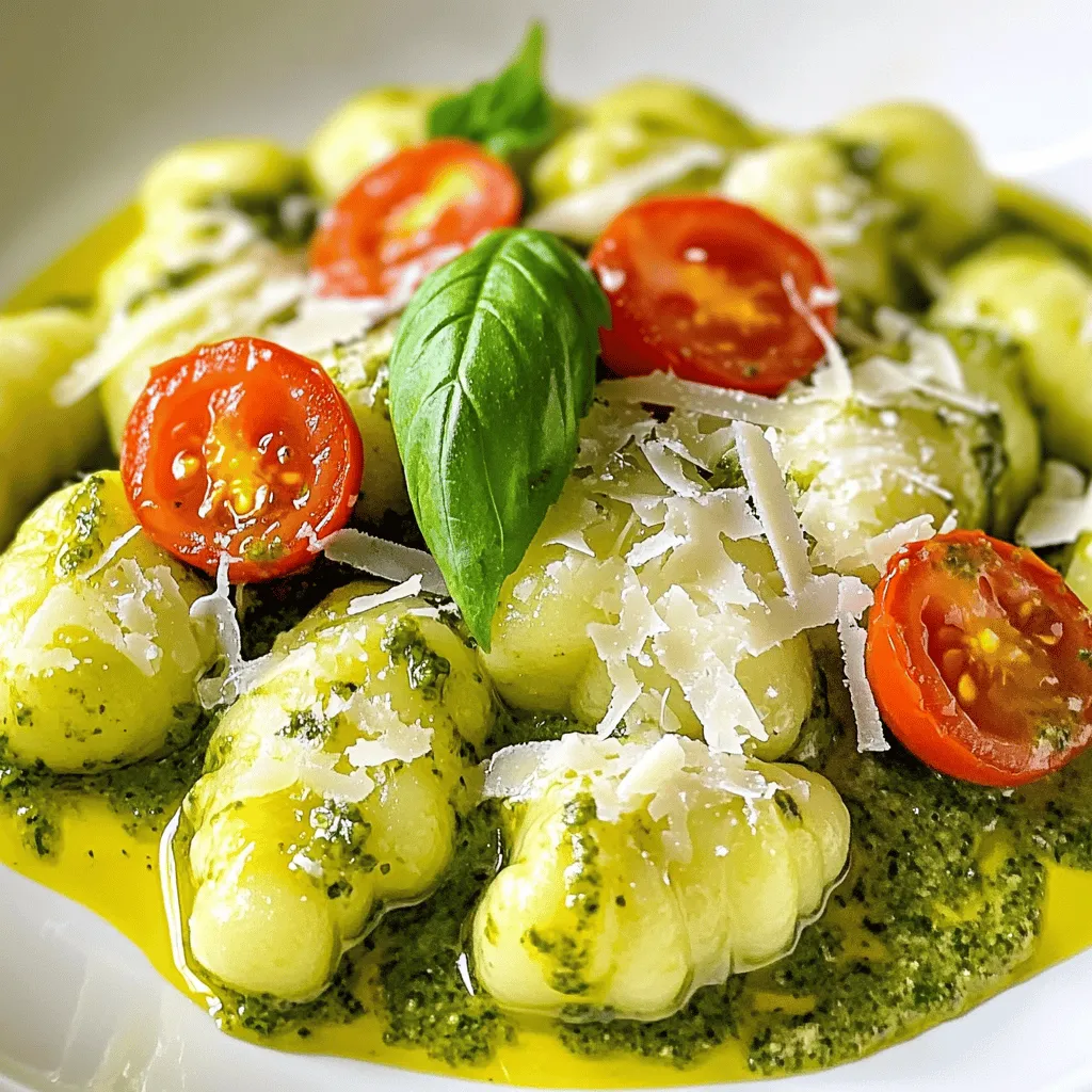 Creamy Pesto Gnocchi Delight Simple and Flavorful Meal