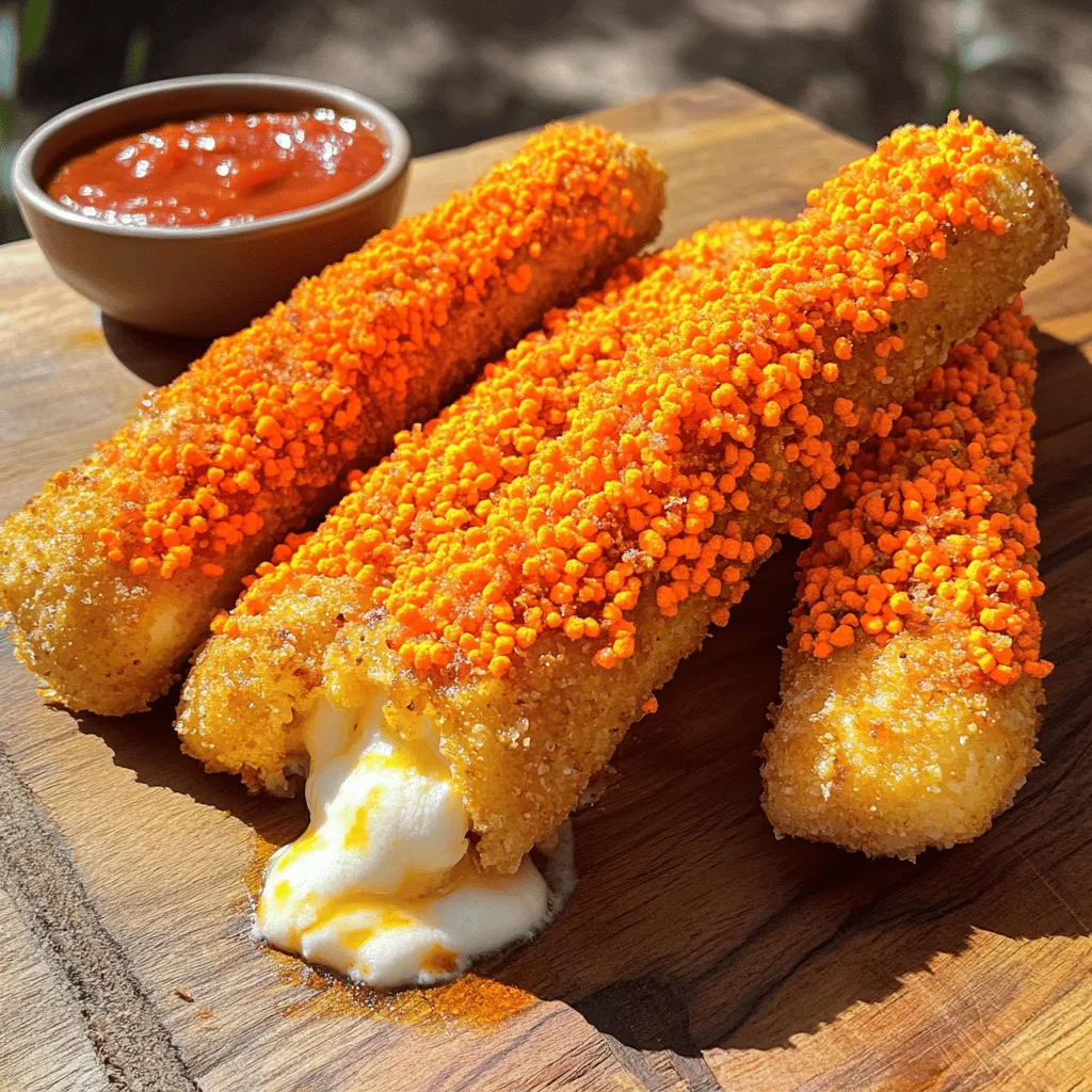 Hot Cheeto Mozzarella Sticks: A Flavorful Snack Revolution