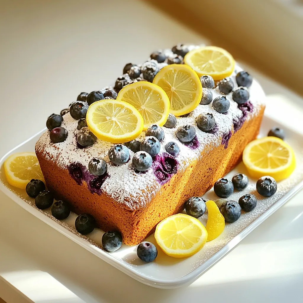 Blueberry Lemon Loaf Bakery Style Easy and Delicious Recipe