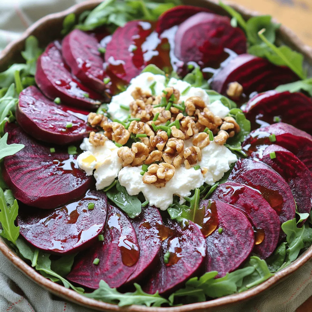 Roasted Beet and Goat Cheese Salad Flavorful Delight