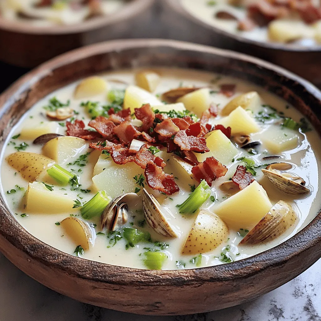 New England Clam Chowder: A Creamy Seafood Delight