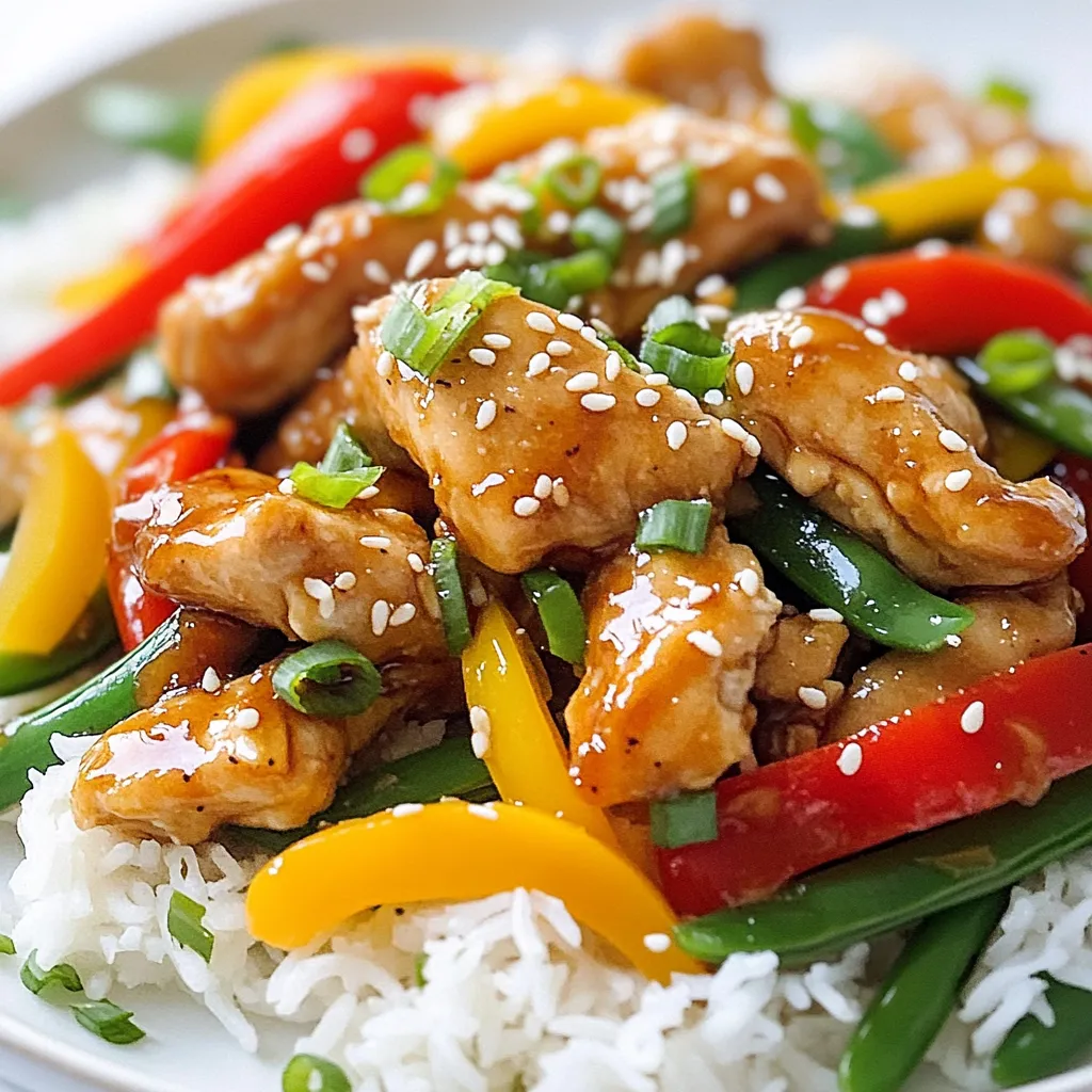 Honey Sesame Chicken Stir-Fry in 20 Minutes Delight