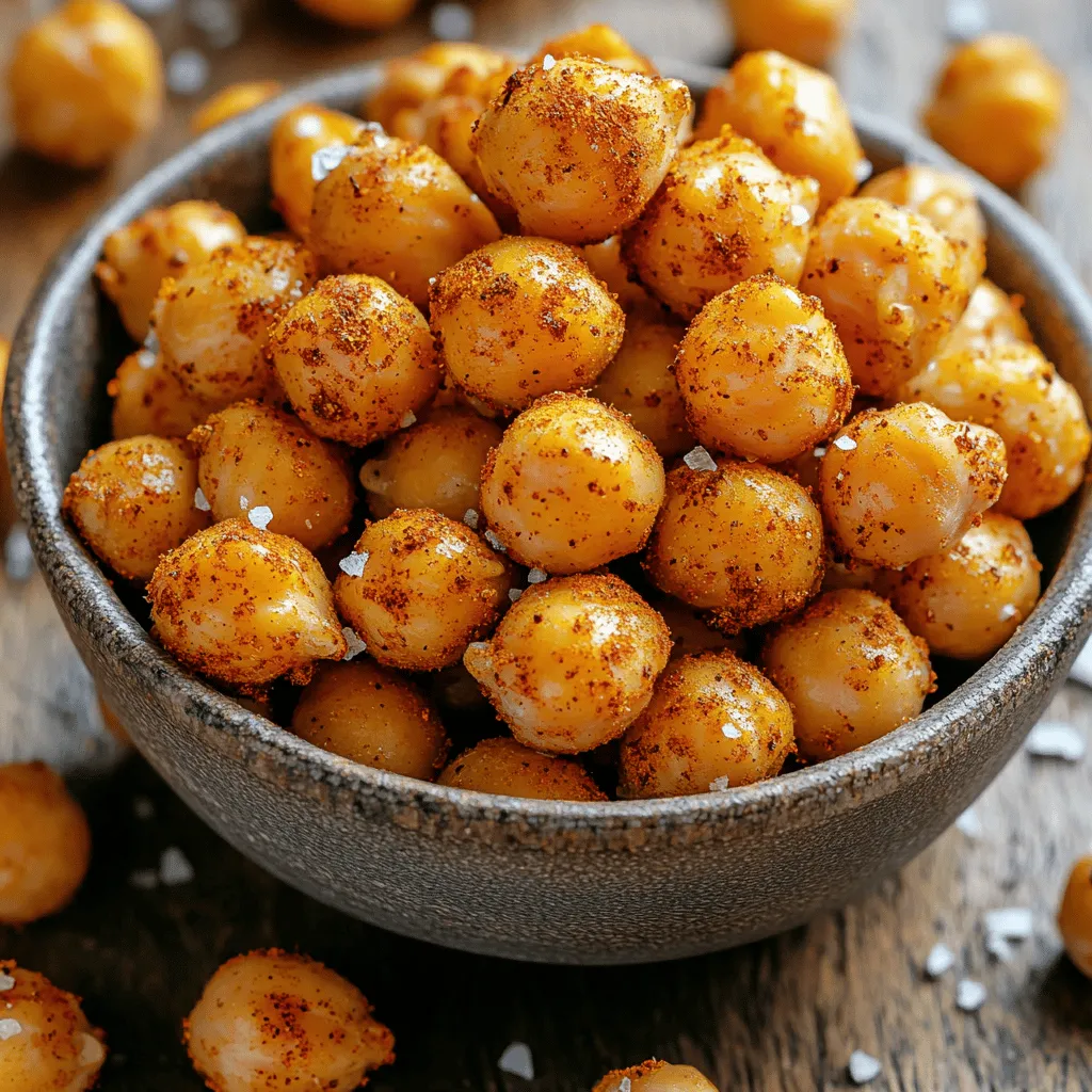 Crispy Air Fryer Chickpeas Flavorful and Healthy Snack