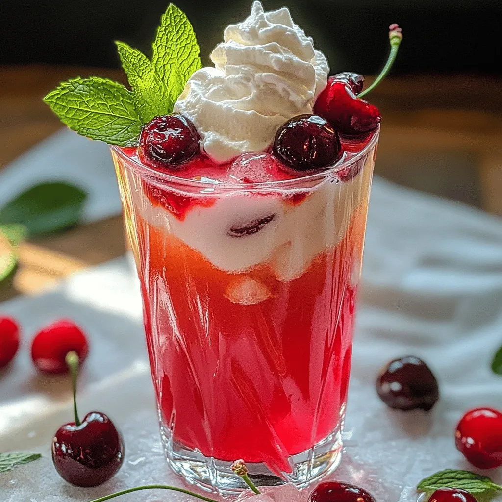 Cherry Earl Grey Milk Tea Delightful and Flavorful Drink