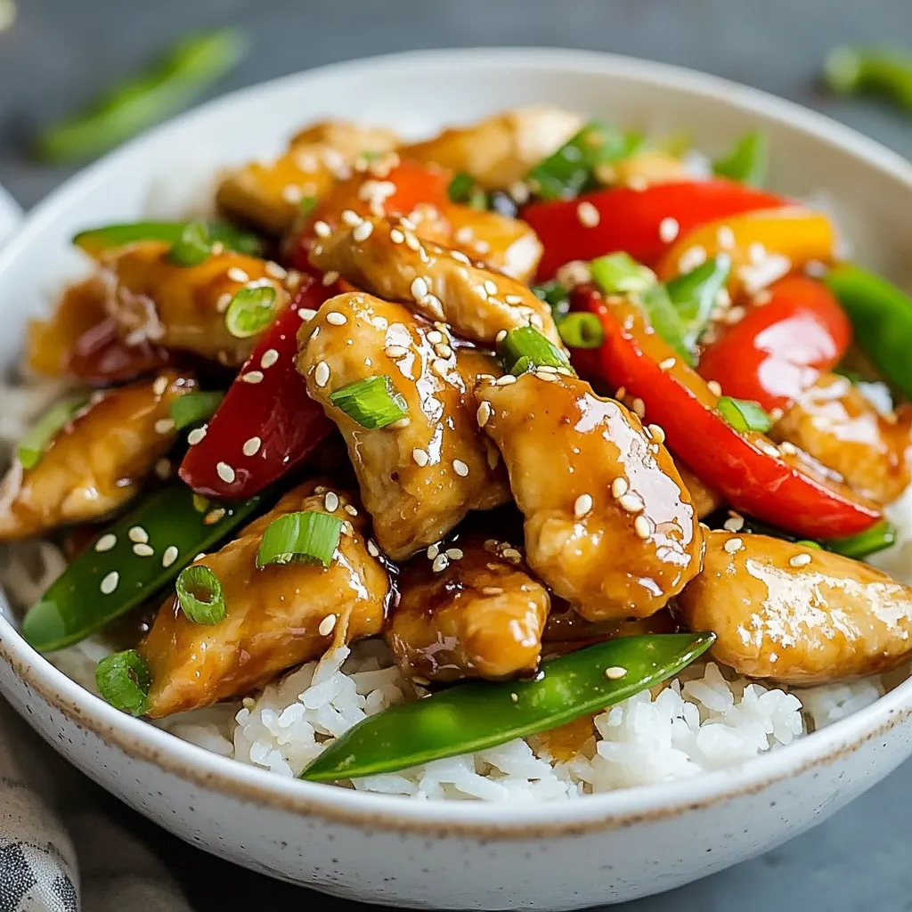 Honey Garlic Chicken Stir Fry Flavorful Dinner Delight