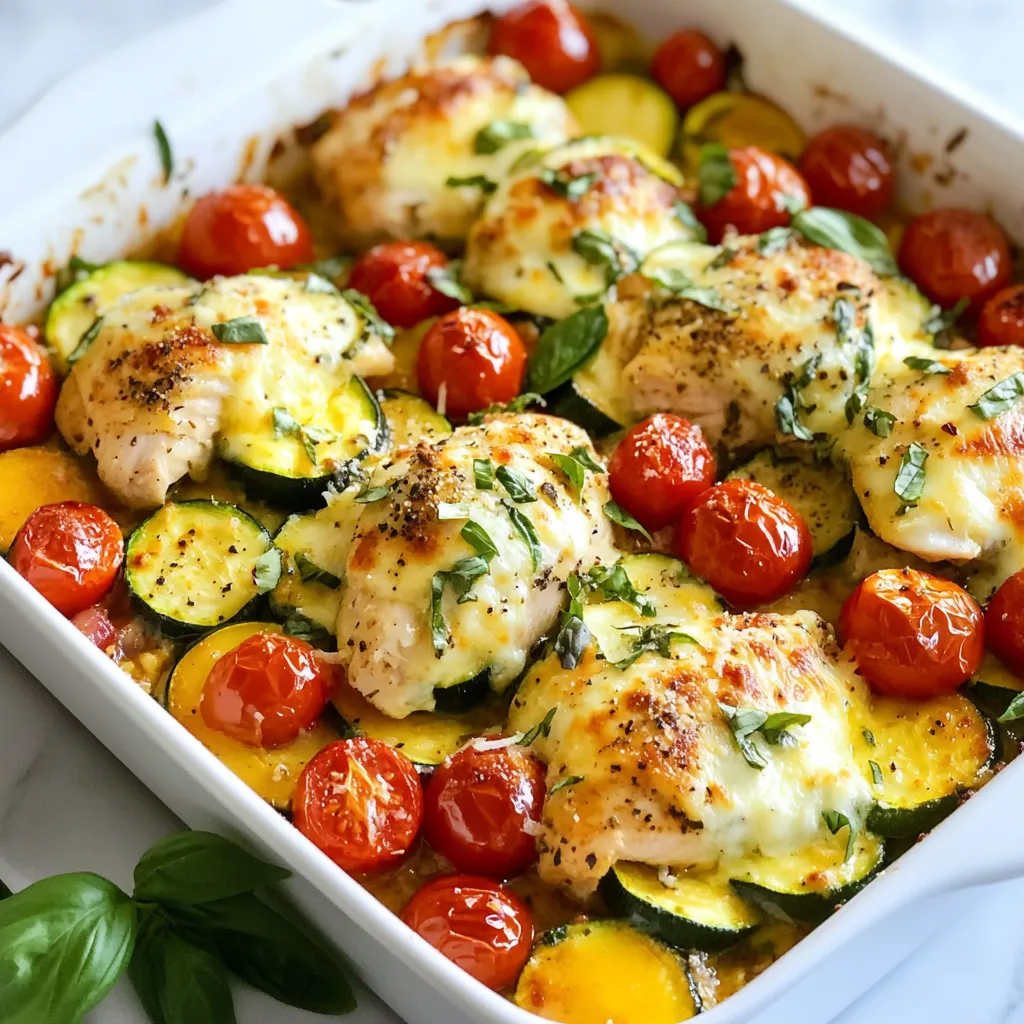 Italian Chicken and Zucchini Bake Simple and Tasty