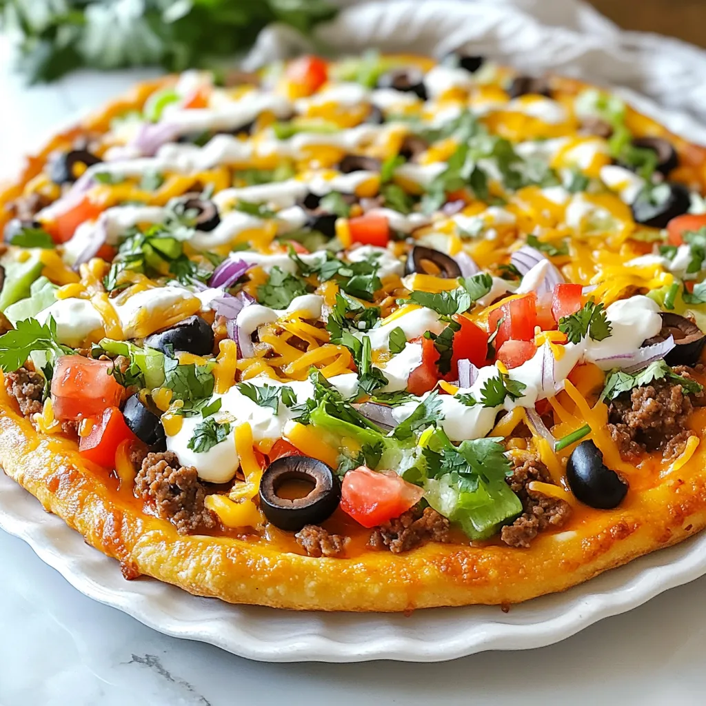 Taco Pizza Delight Simple and Tasty Recipe