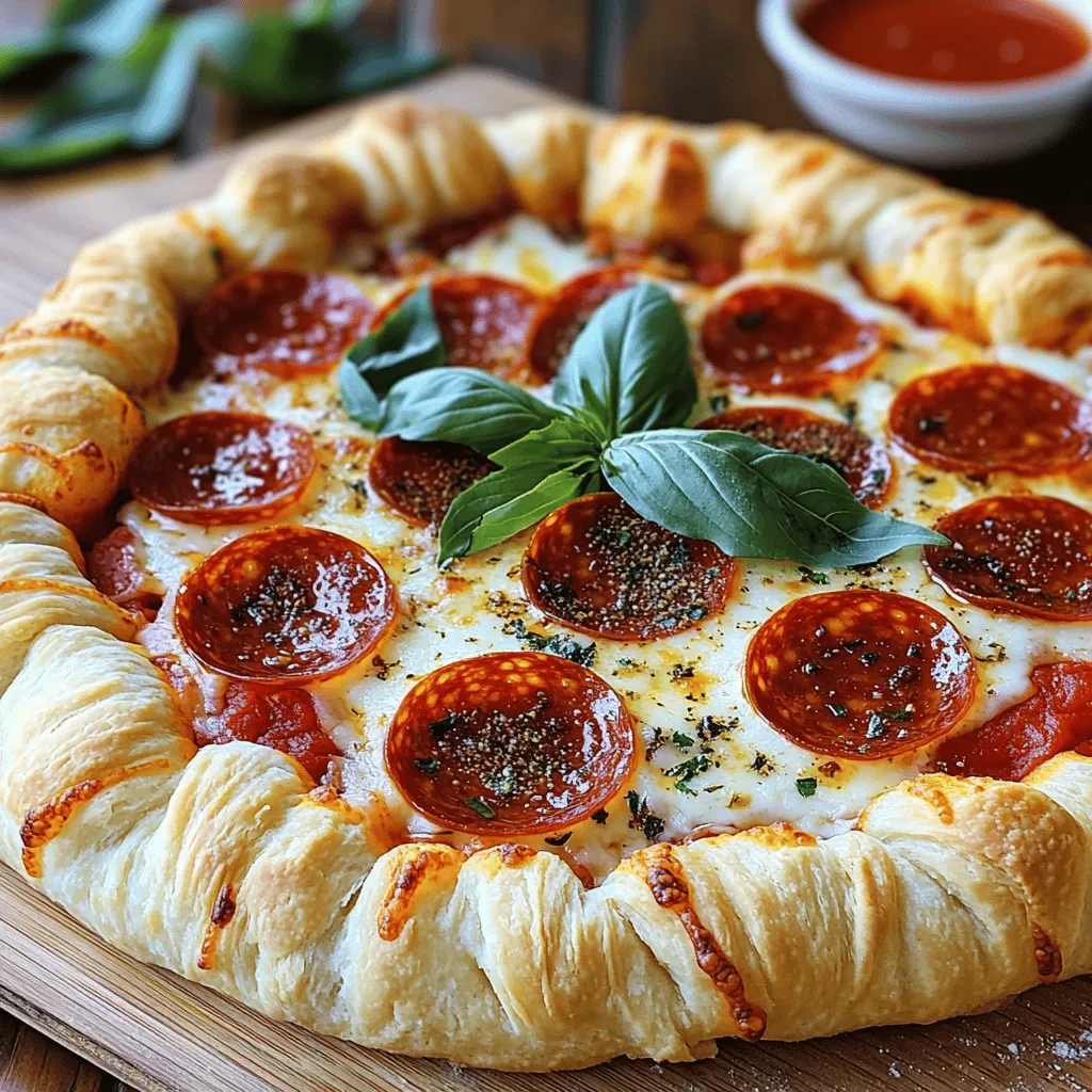 Stuffed Crust Pepperoni Pizza Perfect for Family Nights