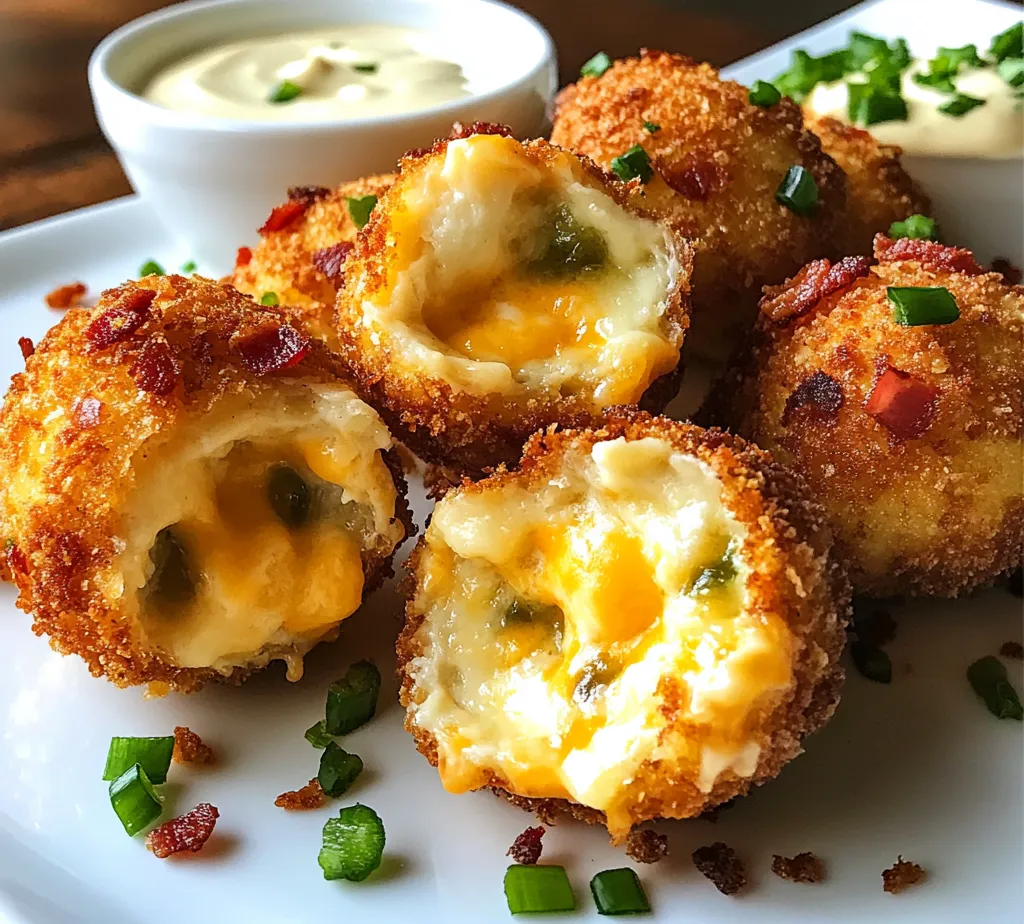 The appeal of Bacon Jalapeño Popper Cheese Balls lies not only in their incredible taste but also in their versatility. They can be served as an appetizer, snack, or even a main dish when paired with a side salad. The creamy cheese filling, combined with the crispy exterior, creates an irresistible texture that is sure to impress. Whether you