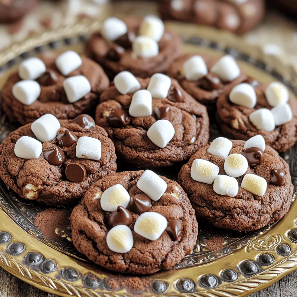 Chocolate Marshmallow Swirl Cookies Irresistible Treat