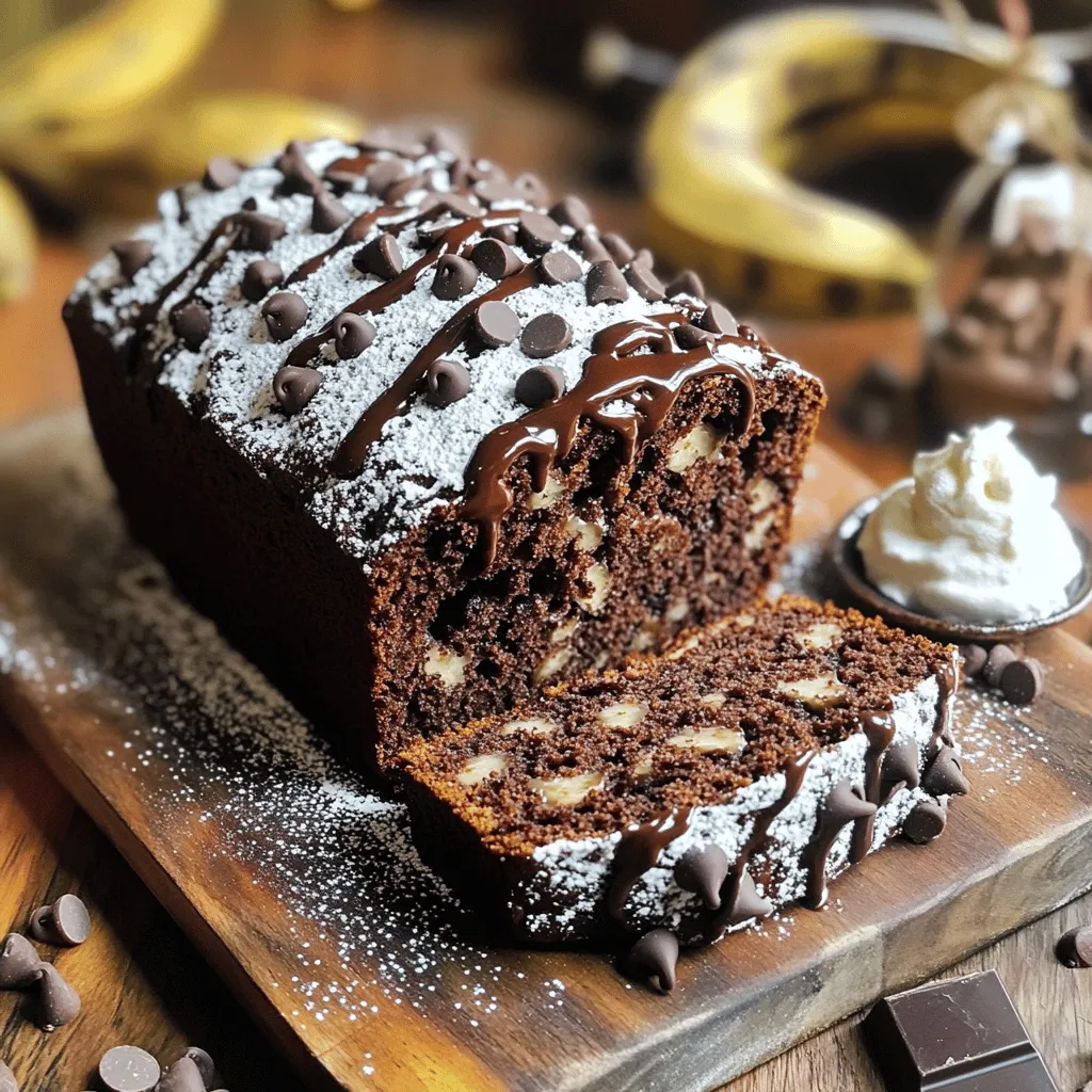 The key to a great chocolate espresso banana bread recipe lies in its ingredients. Each item plays a role in flavor and texture.