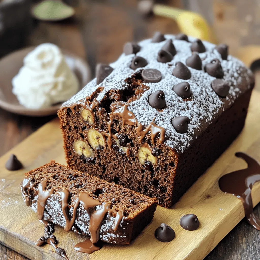 Chocolate Espresso Banana Bread Rich and Decadent Treat