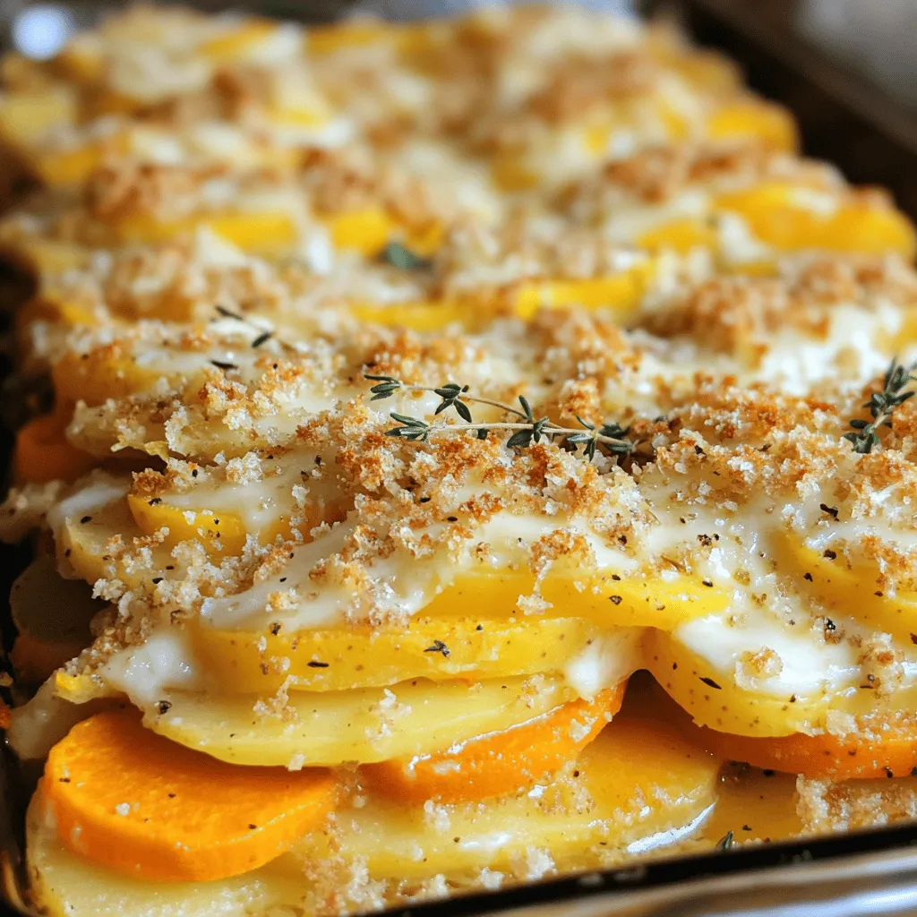 Cheesy Root Vegetable Gratin Rich and Comforting Dish