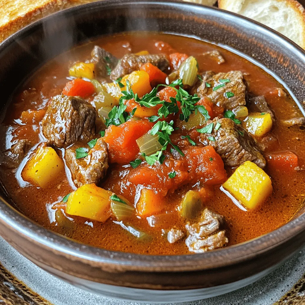 Authentic German Goulash Flavorful and Hearty Dish