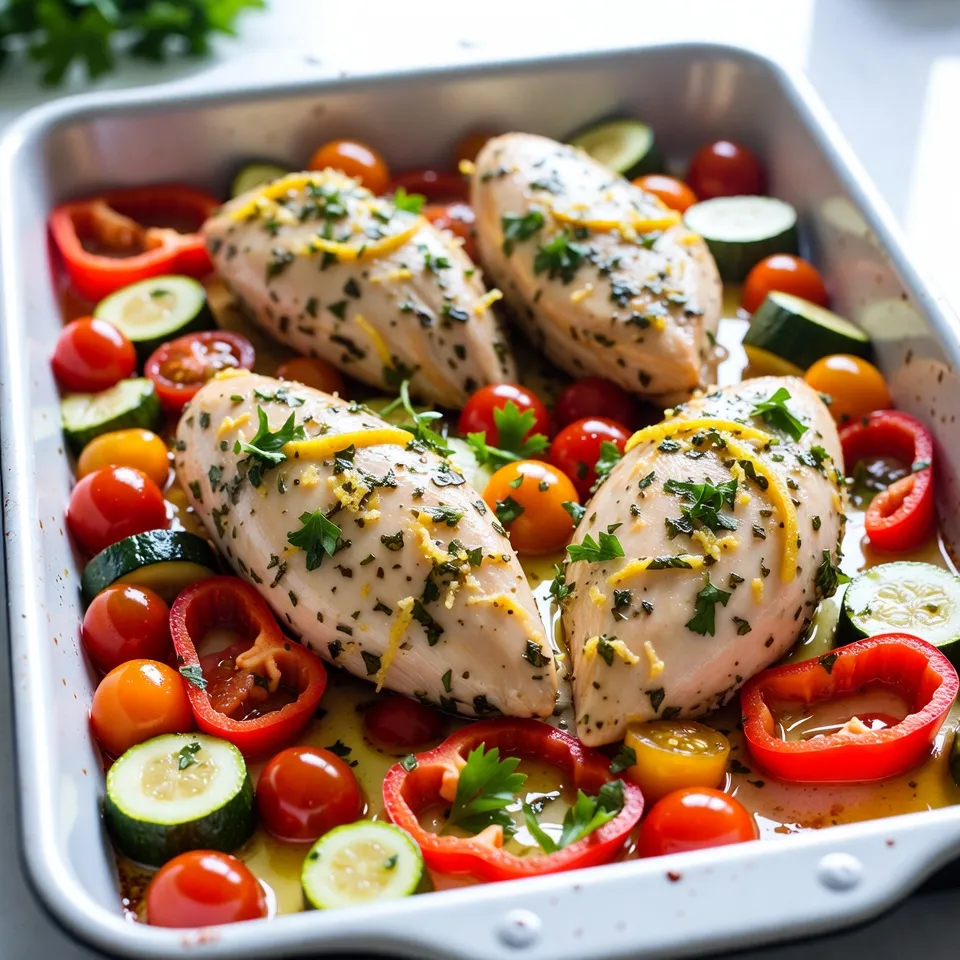 Sheet Pan Lemon Herb Chicken Easy and Flavorful Meal