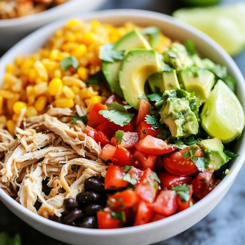 Instant Pot Chicken Burrito Bowls Flavorful and Easy