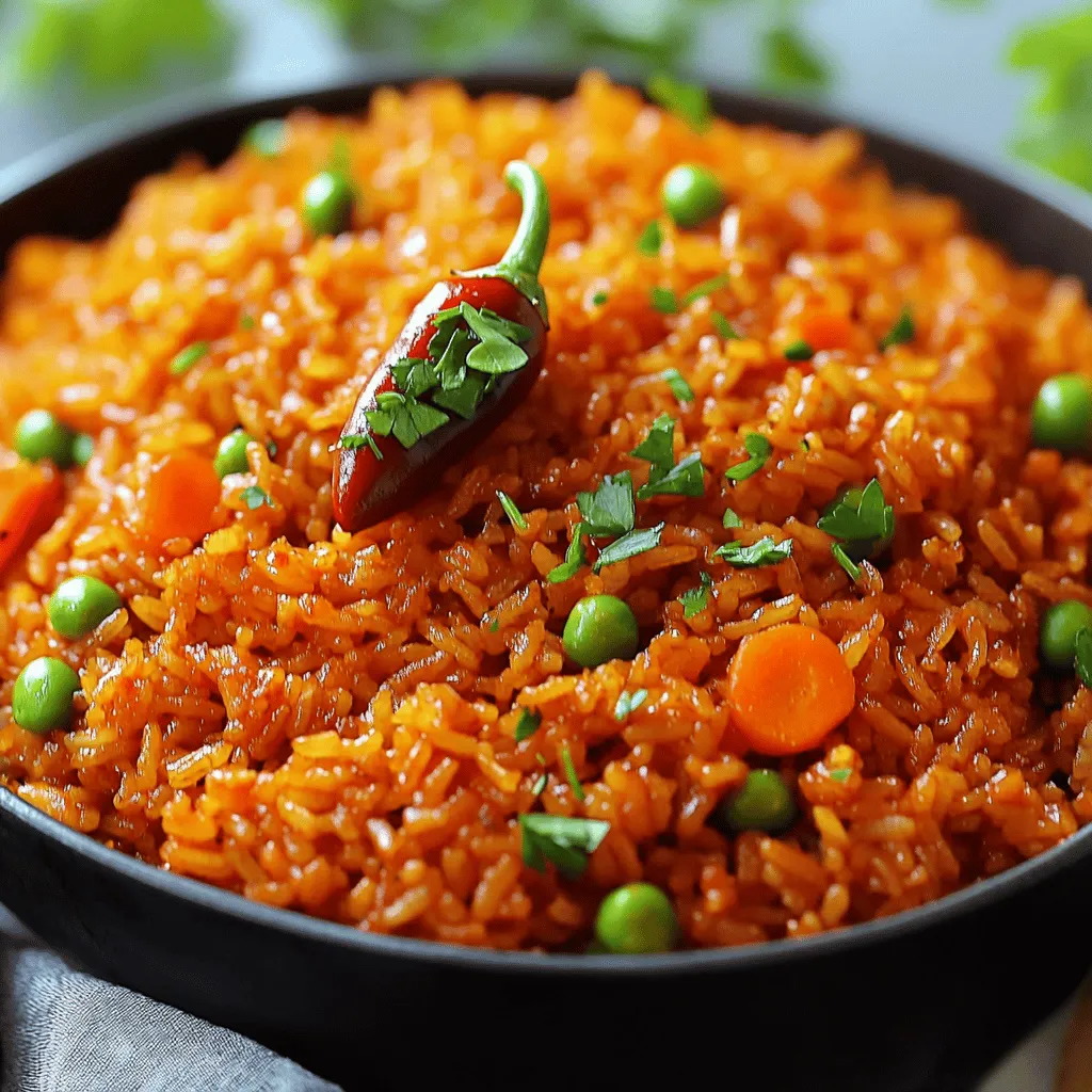 Spicy Festive Jollof Rice: A Flavorful Journey into Nigerian Cuisine