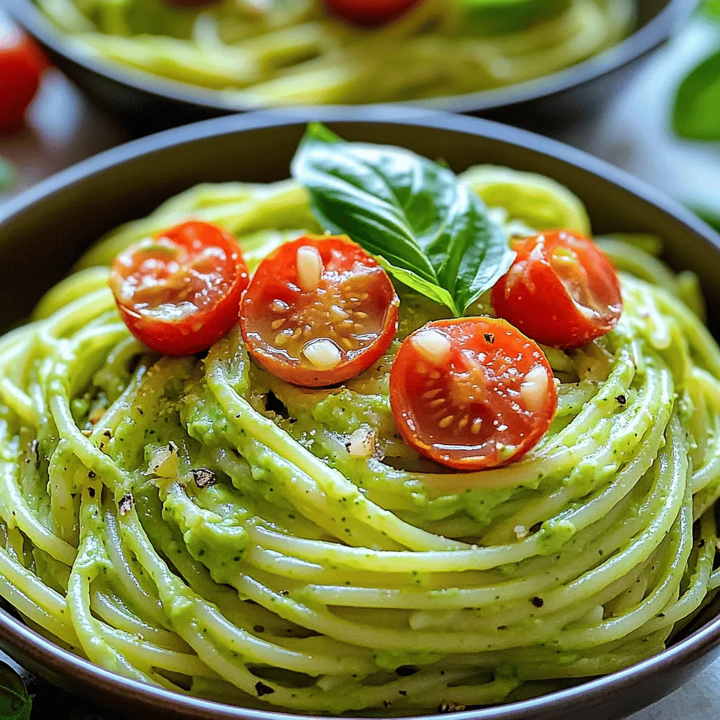 Creamy Avocado Pasta Delight in 30 Minutes