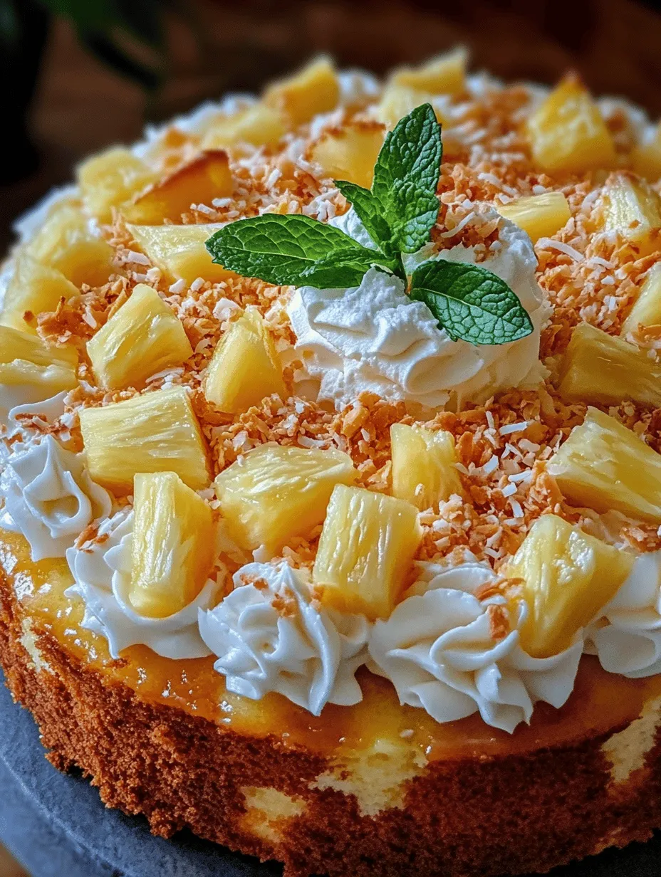 Pineapple Heaven Cake: A Tropical Delight