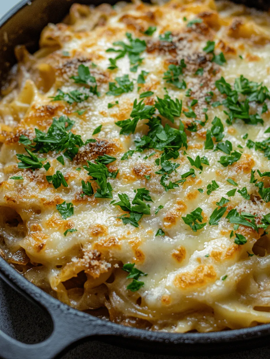 One Pot French Onion Pasta: A Savory Delight