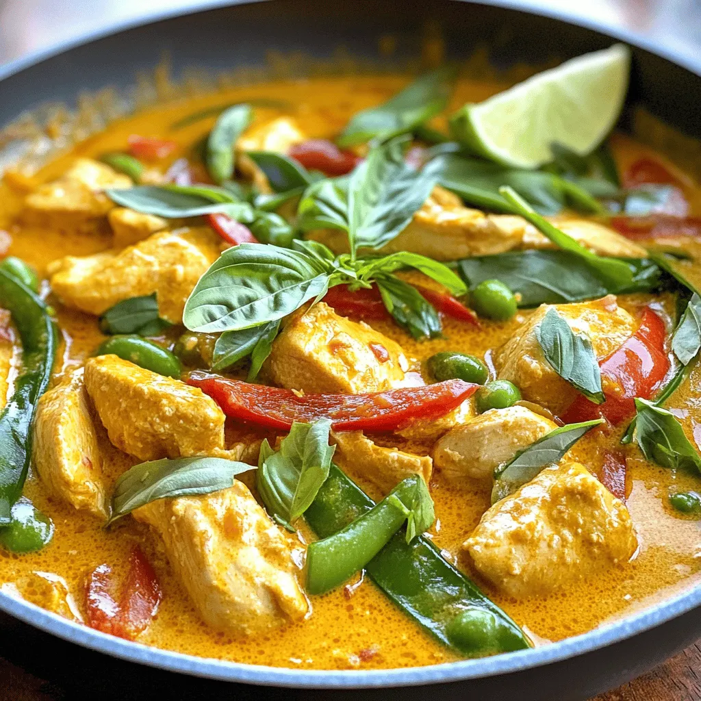 Spicy Thai Chicken Curry with Creamy Coconut Milk: A Flavorful Journey into Thai Cuisine