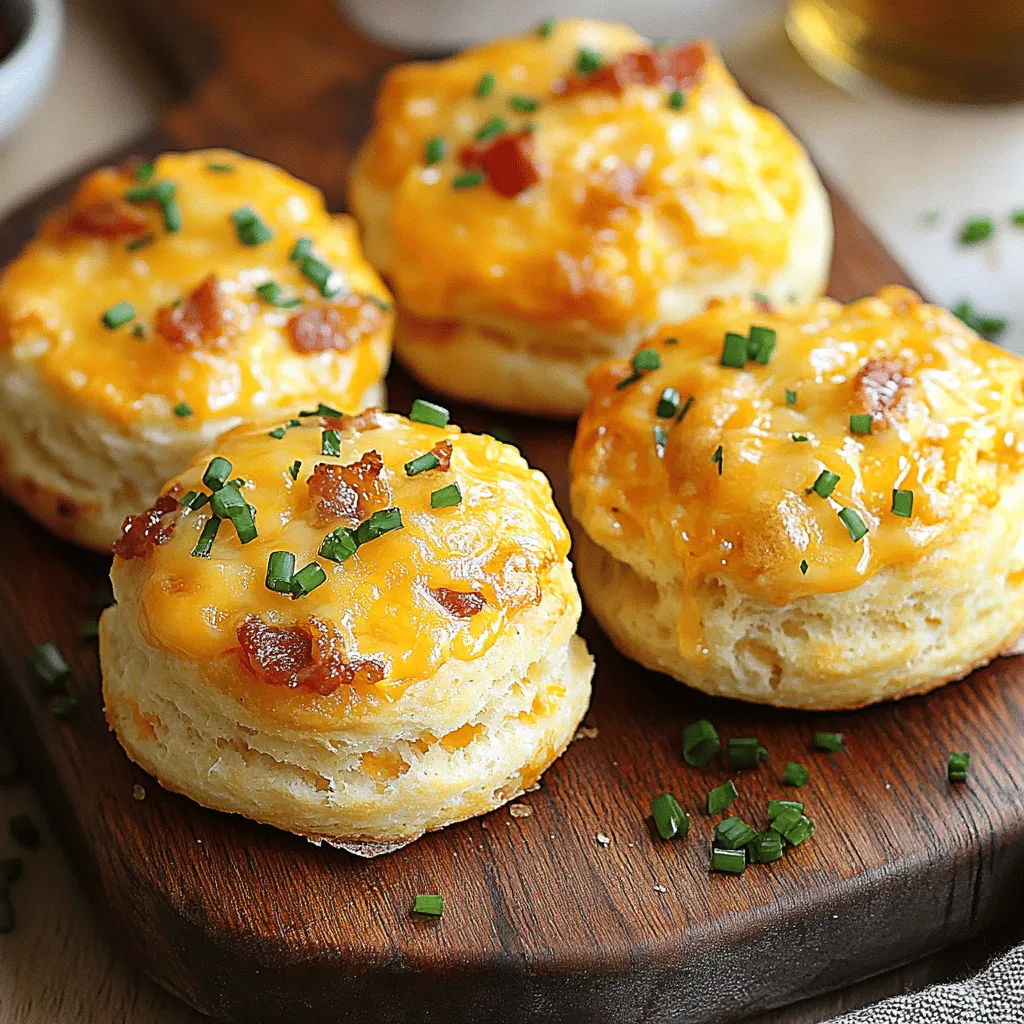 Irresistibly Flaky Bacon Cheddar Biscuits: A Savory Delight for Any Occasion