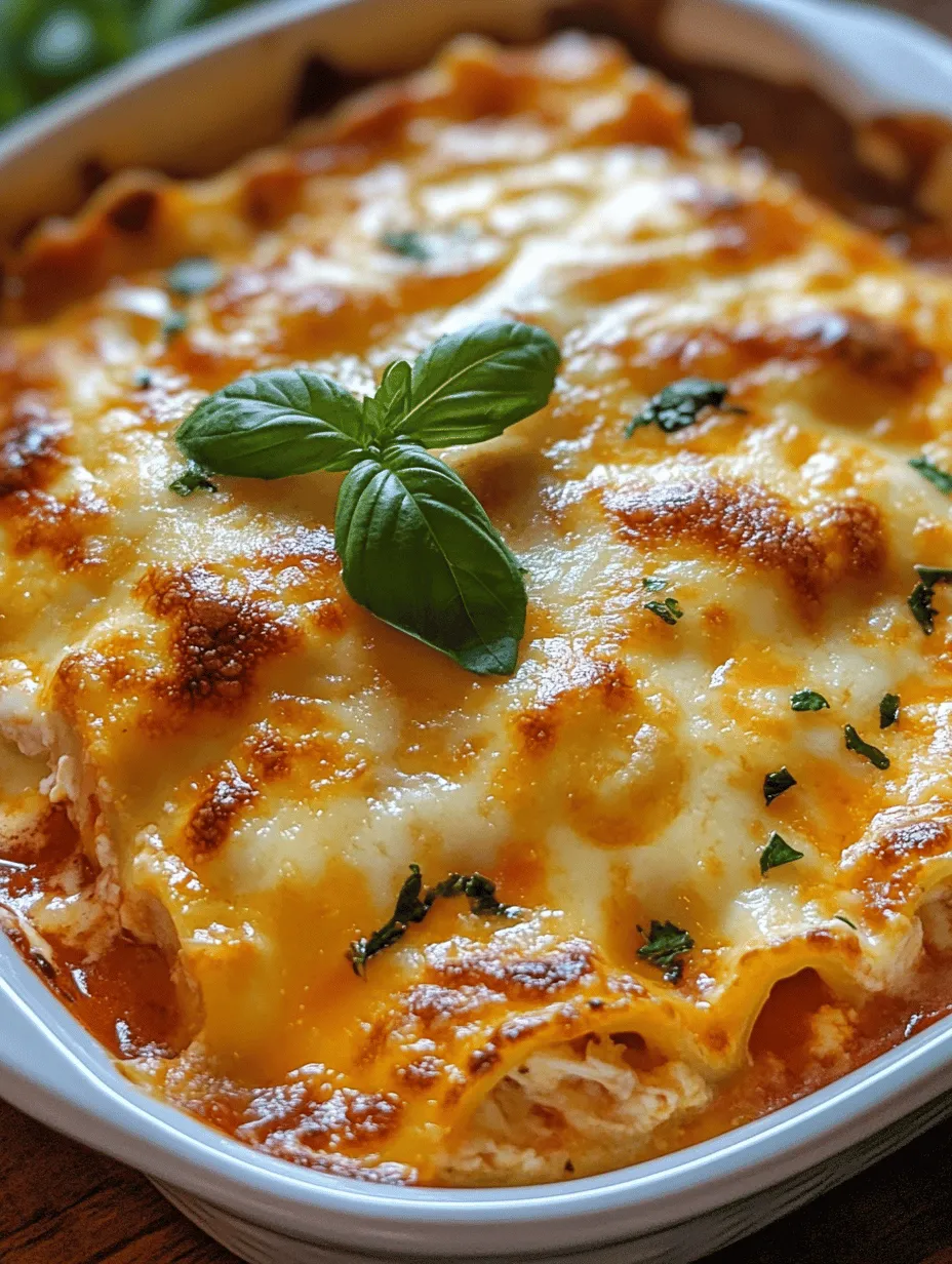 Cheesy Delight Chicken Lasagna: A Comfort Food Classic