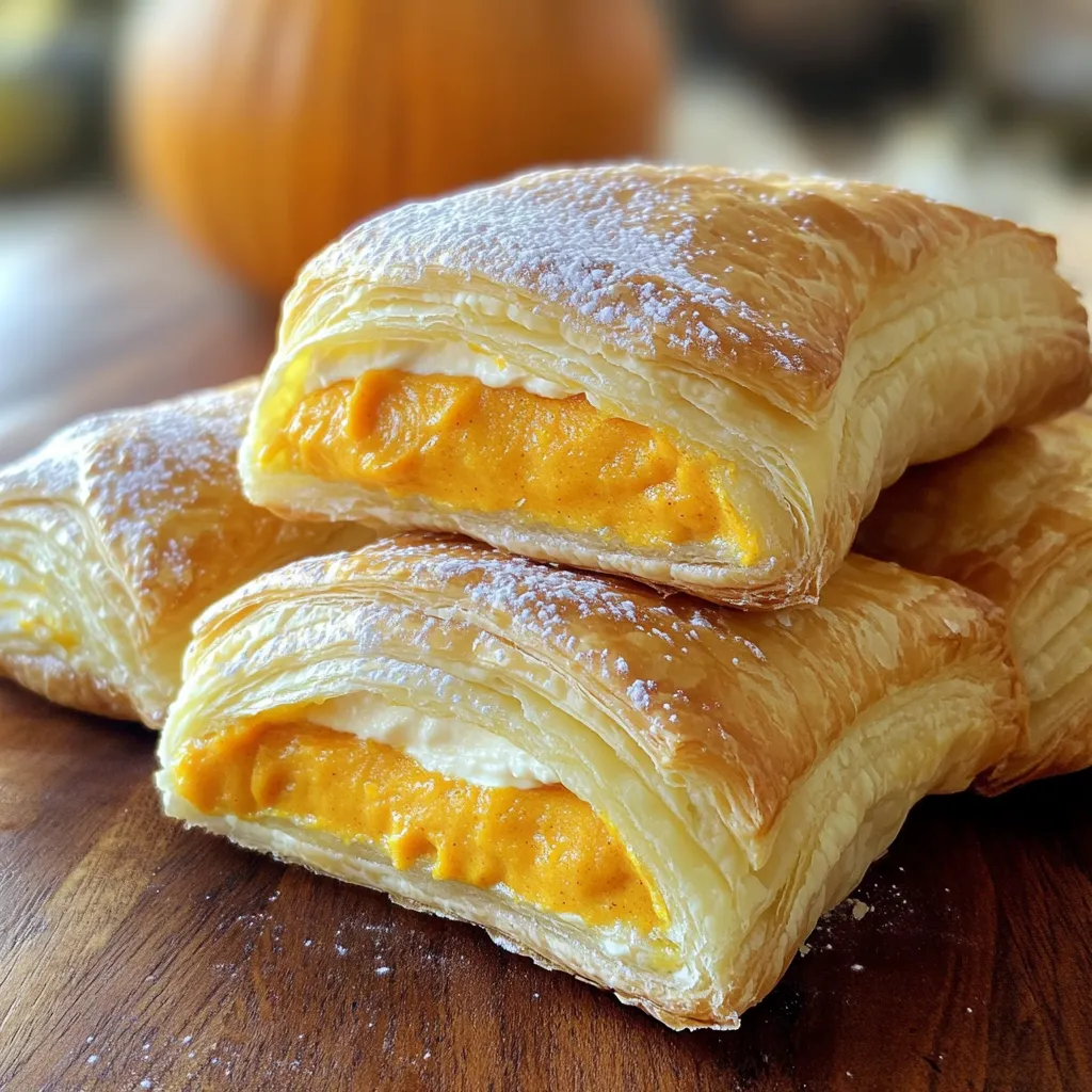 Pumpkin Cream Cheese Danish Tasty and Simple Treat