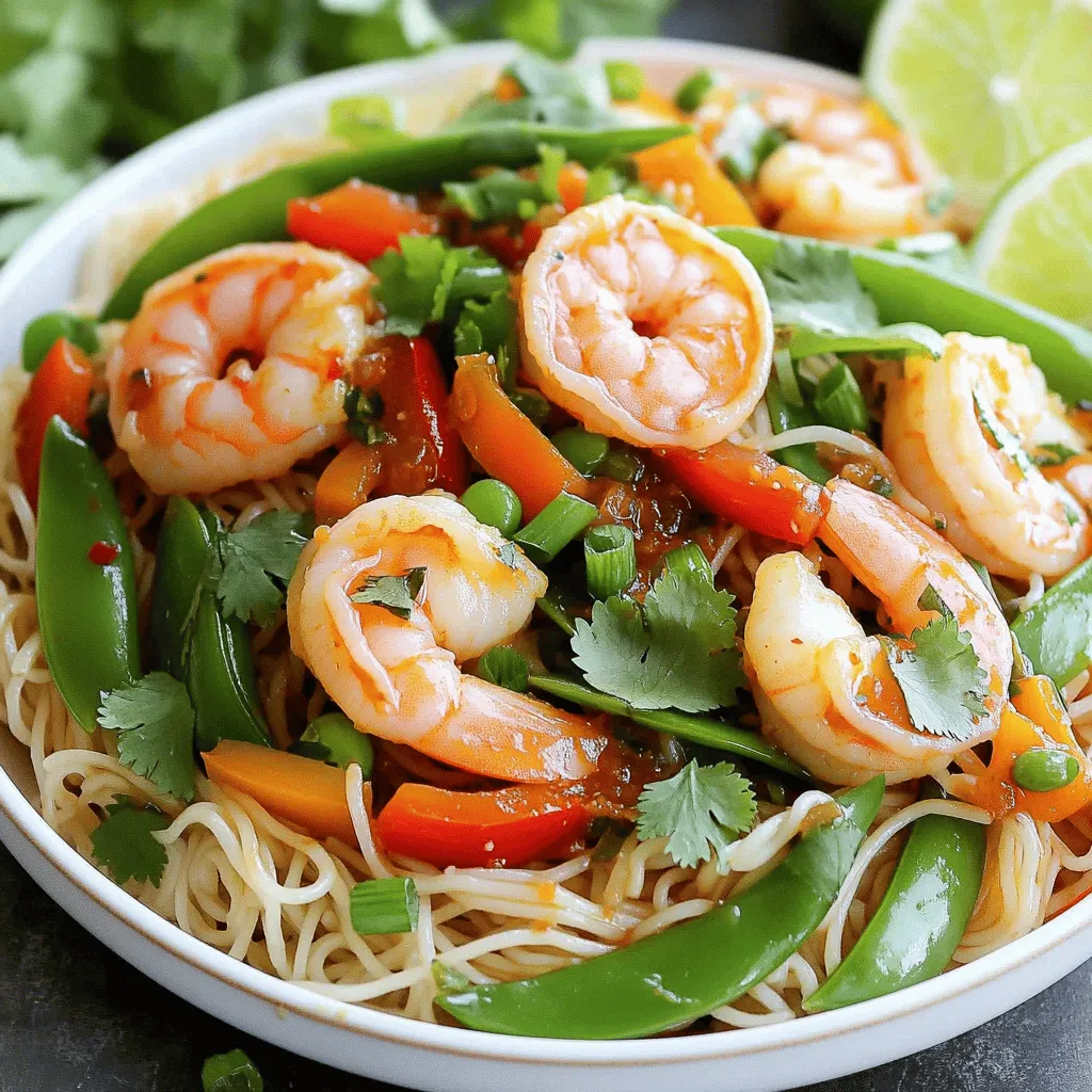 Chili Garlic Shrimp Noodles Flavorful and Simple Dish
