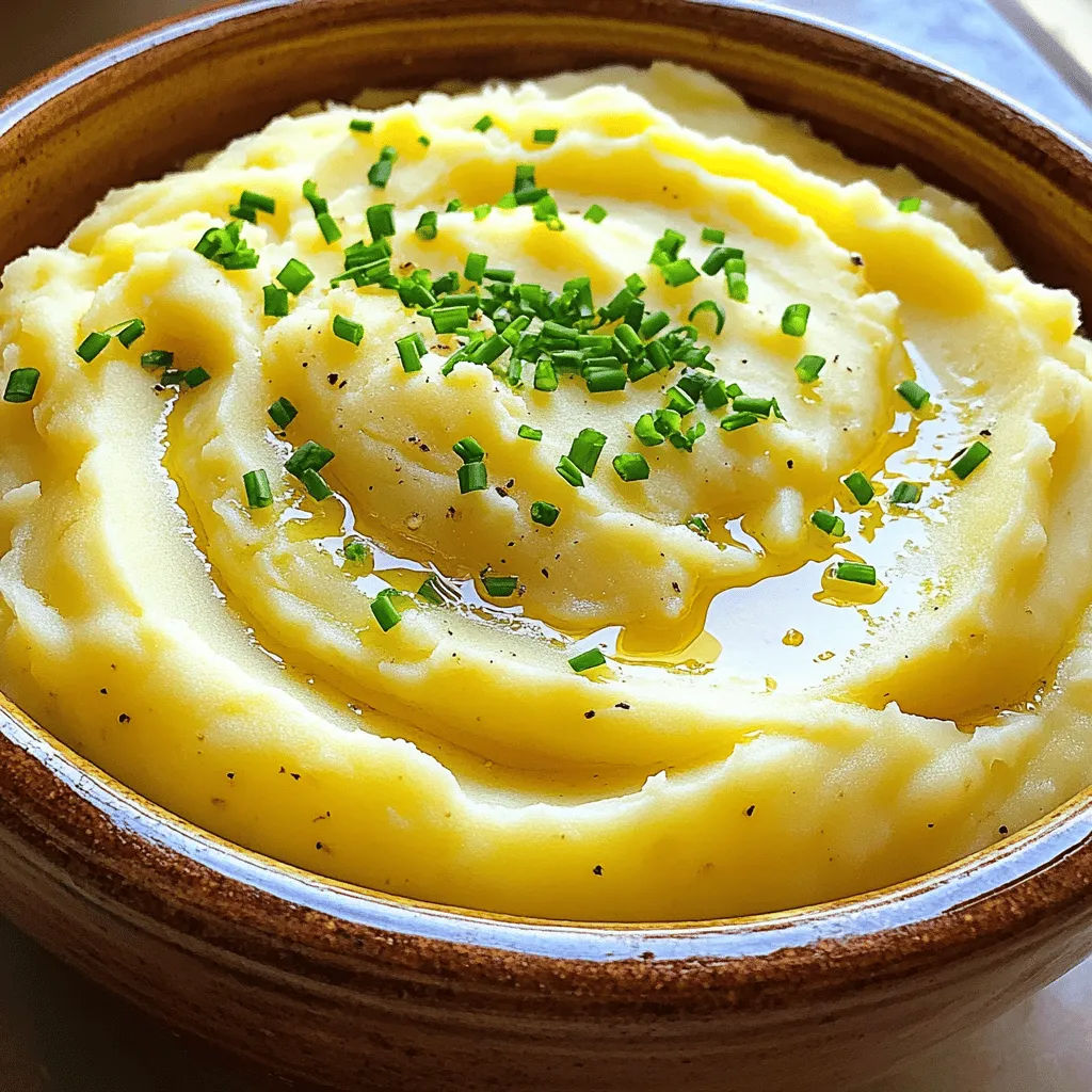 Creamy Garlic Mashed Potatoes Rich and Flavorful Dish