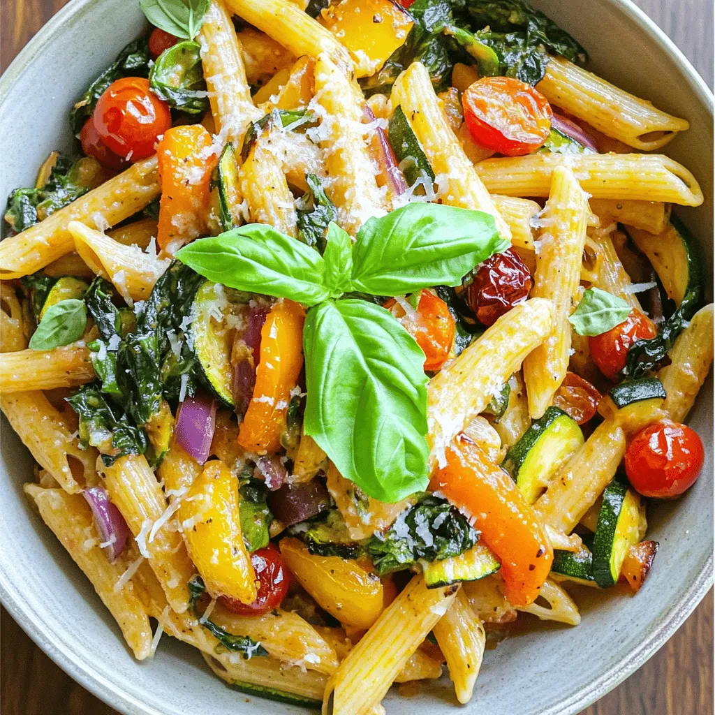 Roasted Vegetable Pasta Delightful and Healthy Bowl