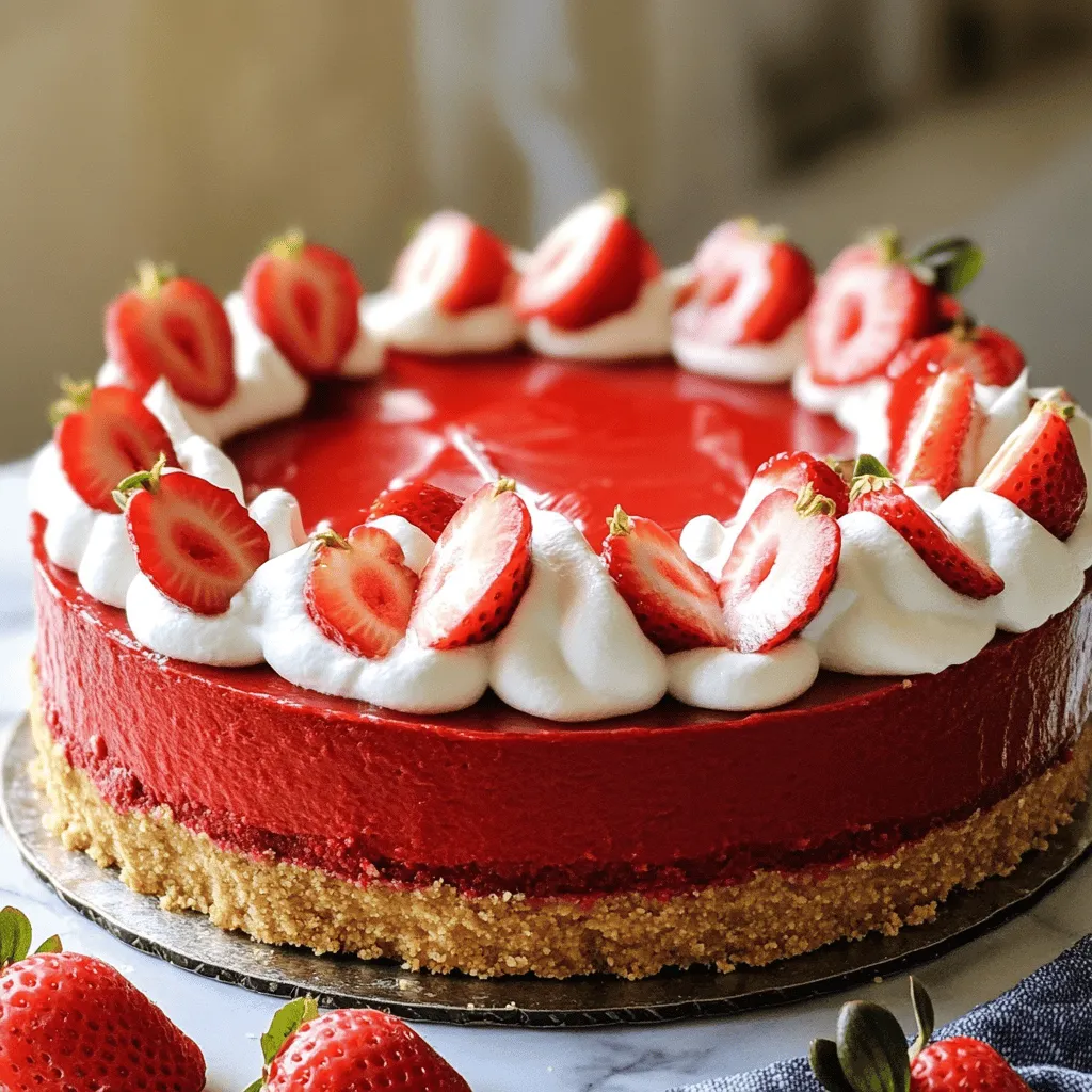 Decadent Red Velvet Strawberry Cheesecake Delight