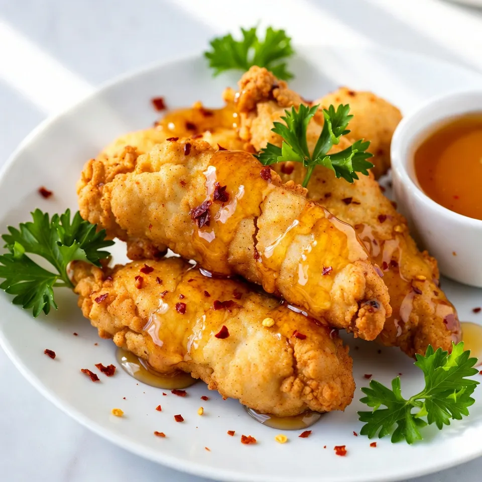 Hot Honey Chicken Tenders Crispy and Spicy Delight