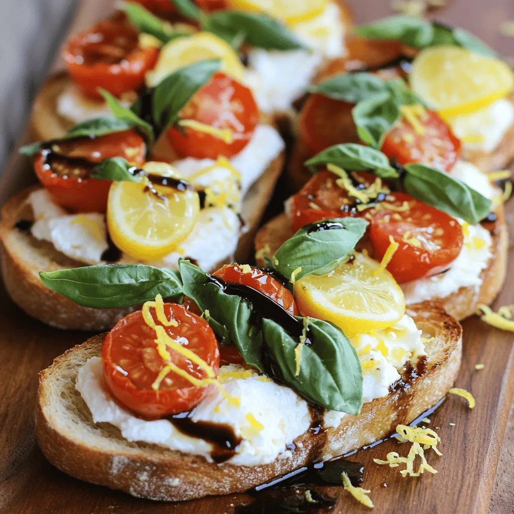 Burrata Bruschetta Fresh and Flavorful Delight
